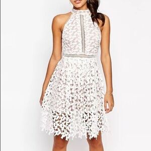 ASOS Love Triangle High Neck Midi Dress